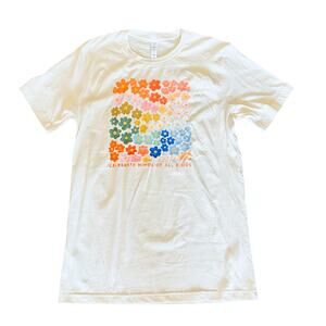 NEW Bella Canvas Graphic T SHIRT Women's MED TEE 100% Cotton Minds Of All Kinds